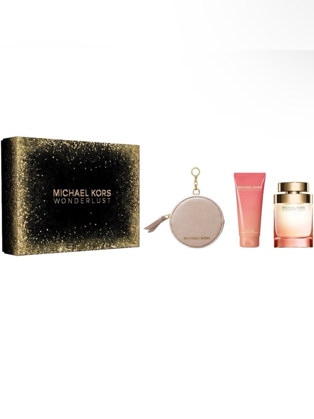 Michael Kors Wonderlust 3pc Gift Set full-size & coin purse